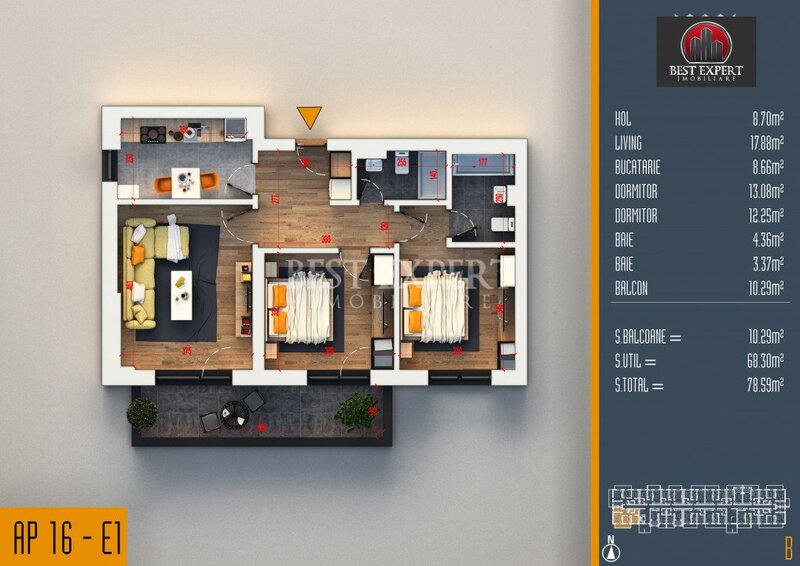 Titan, 3 camere decomandat, ideal familie, zona linistita.